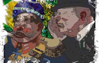 Militares e jornalistas bolsonaristas, tudo pela pátria brasileira